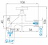 TYCNER Vrtna slavina1/2"mesing